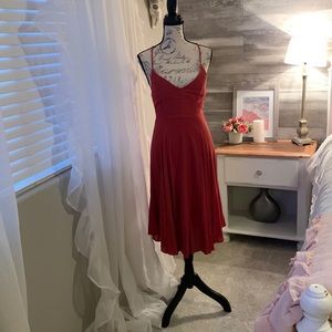 Lulu’s dark orange dress; size Medium